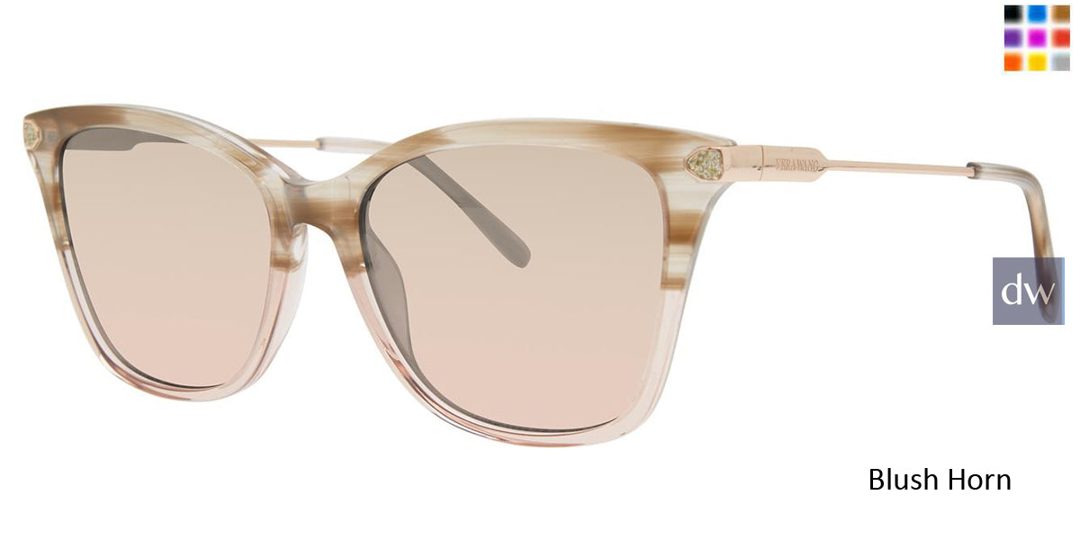 Blush Horn Vera Wang Luan Sunglasses.