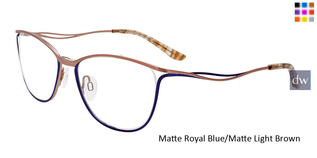 Matte Royal Blue Matte Light Brown