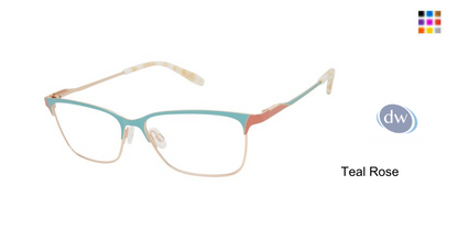 Teal Rose          VICTOR GLEMAUD X TURA VGO011 Eyeglasses
