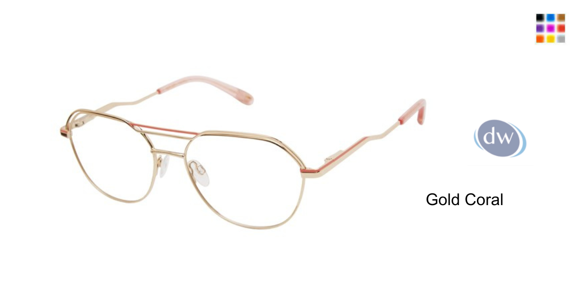 Gold Coral           VICTOR GLEMAUD X TURA VGO026 Eyeglasses