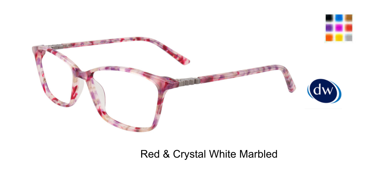 Red Crystal White Marbled