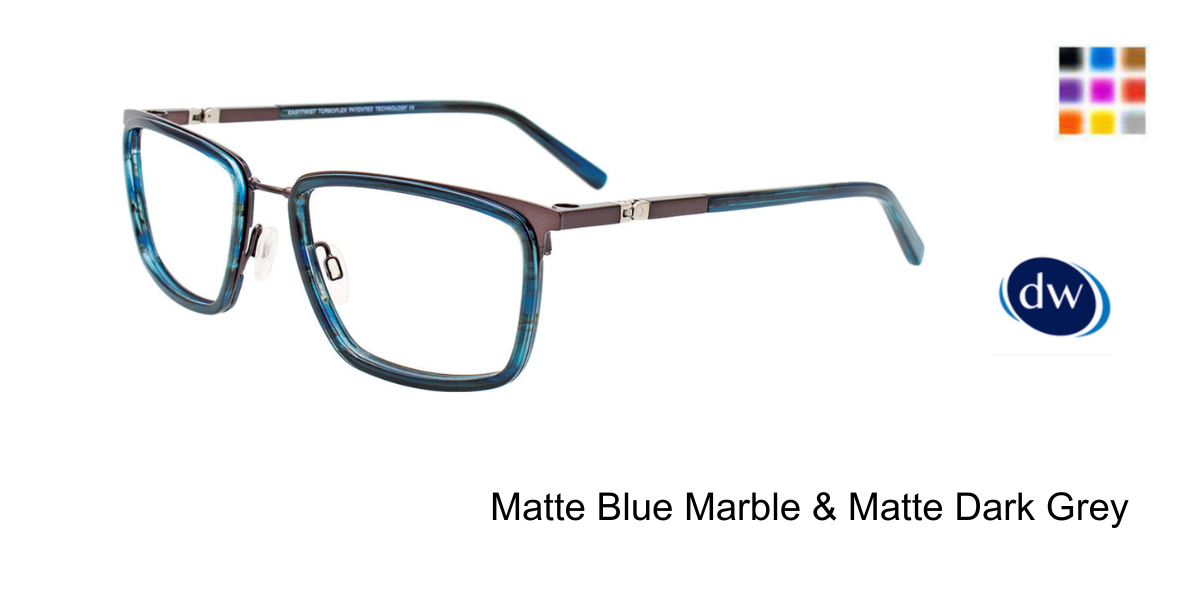 Dark Blue Marble & Matte Dark Grey