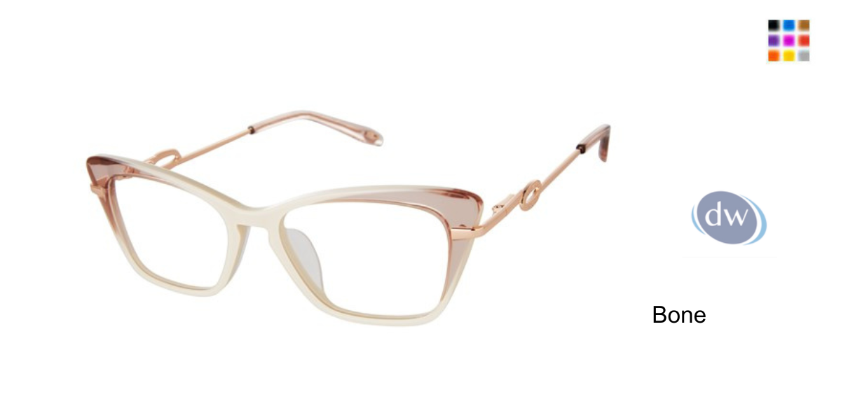 Bone           VICTOR GLEMAUD X TURA VGO020 Eyeglasses