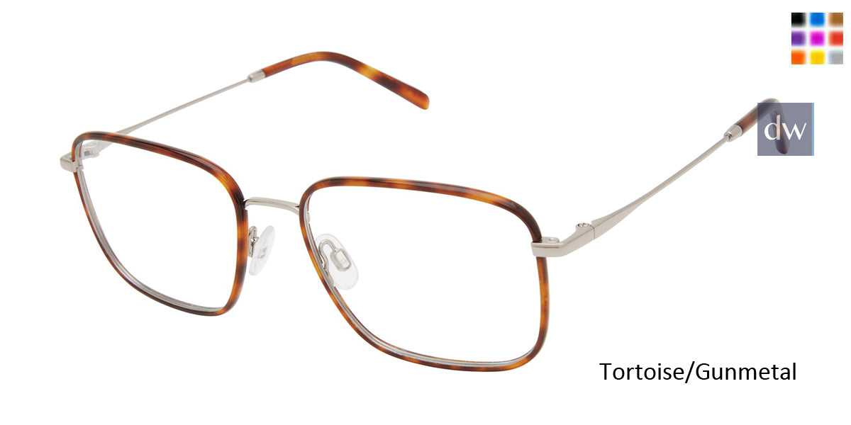 Tortoise/Gunmetal Mini 742018 Eyeglasses.
