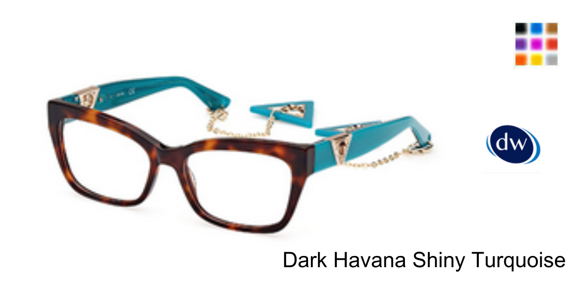 Dark Havana Shiny Turquoise