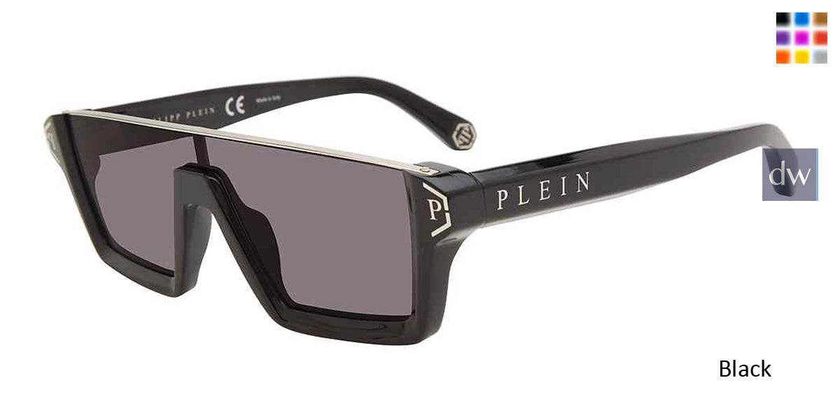 Black Philipp Plein SPP006M Sunglasses.