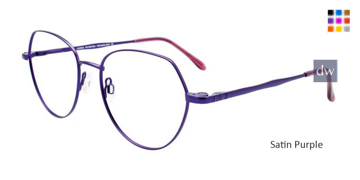 Satin Purple Cargo C5056 Eyeglasses.
