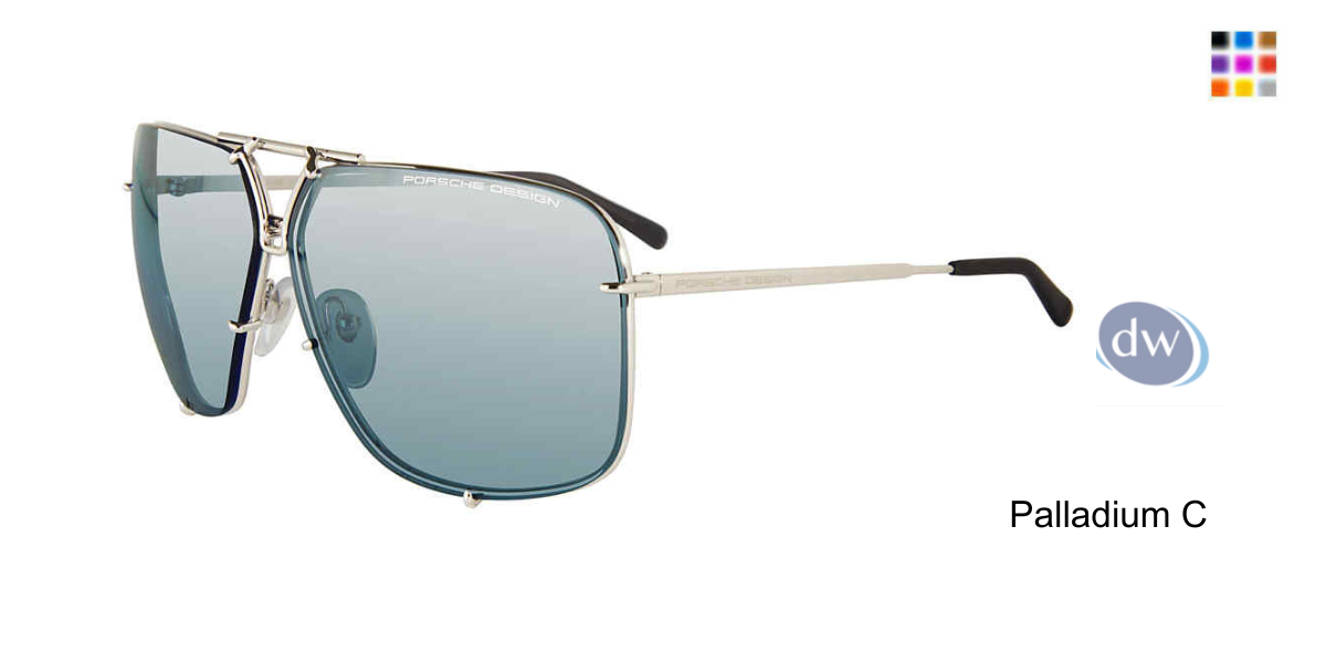 PORSCHE DESIGN P8928 Sunglasses Palladium