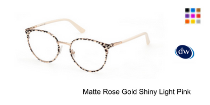 Matte Rose Gold Shiny Light Pink