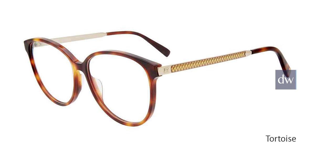 Tortoise Escada VESB27 Eyeglasses.
