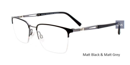 Matt Black & Matt Grey Clip & Twist CT263 Eyeglasses.