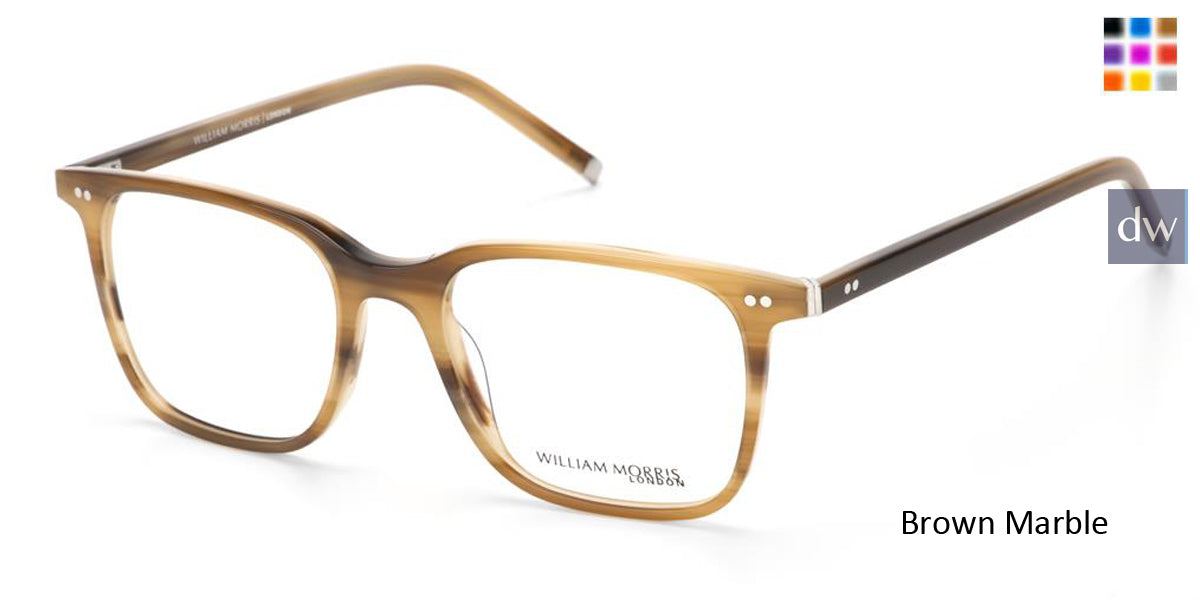 Brown Marble William Morris London WM50178 Eyeglasses.