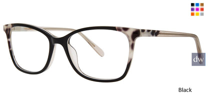 Black Vera Wang V576 Eyeglasses.