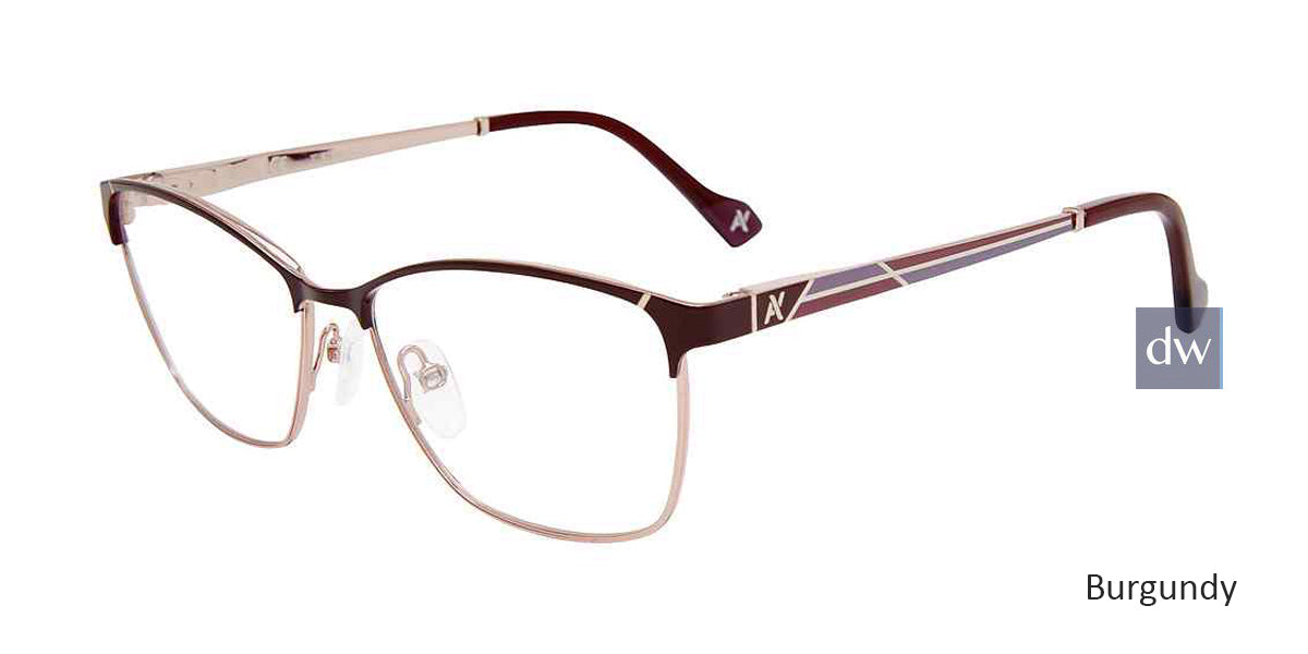 Burgundy Yalea VYA004 Eyeglasses