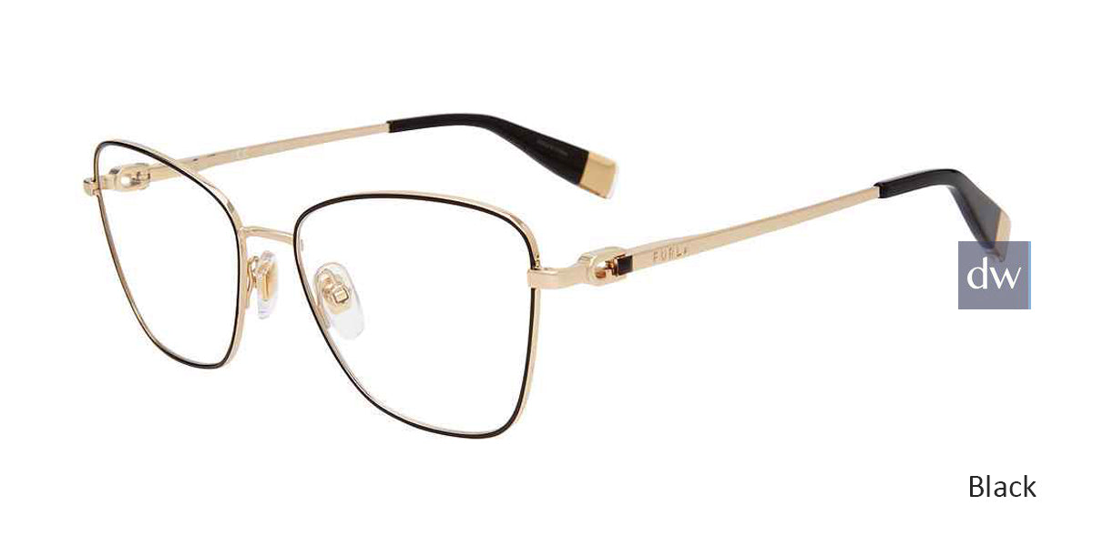 Black Furla VFU588 Eyeglasses