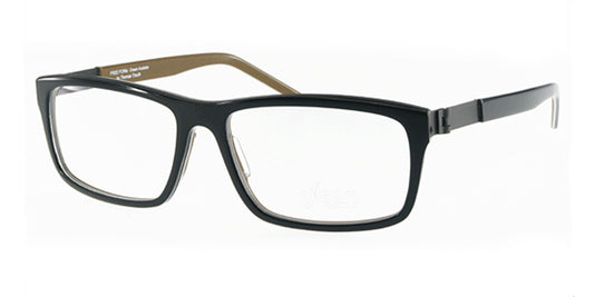 Black/Brown Free-Form FFA986 Eyeglasses