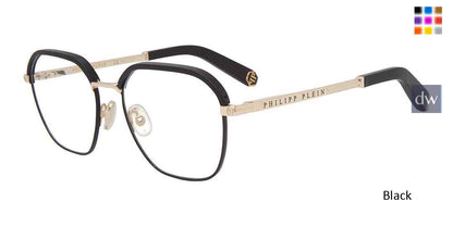 Black Philipp Plein VPP017M Eyeglasses.