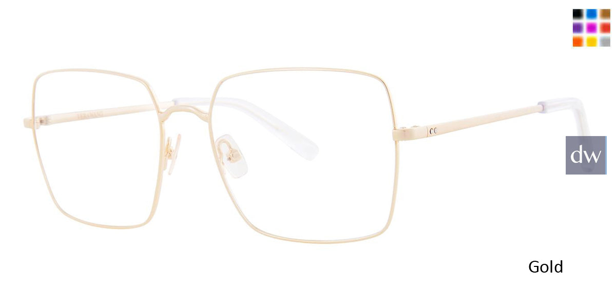 Gold Vera Wang V571 Eyeglasses.