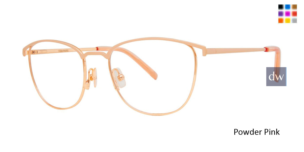 Powder Pink Vera Wang V559 Eyeglasses.
