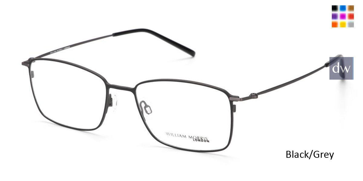 Black/Grey William Morris London WM50182 Eyeglasses.