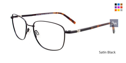 Satin Black Clip & Twist CT261 Eyeglasses.