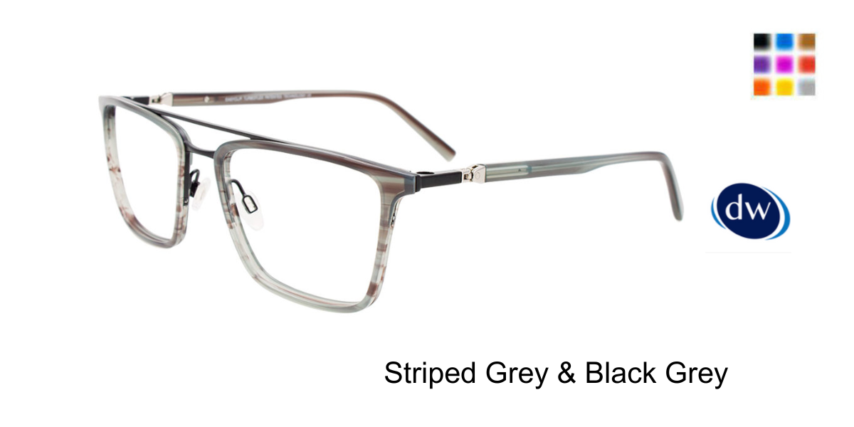 Striped Grey  Black Grey