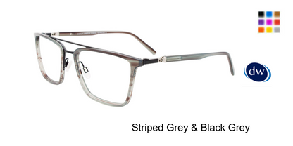 Striped Grey  Black Grey