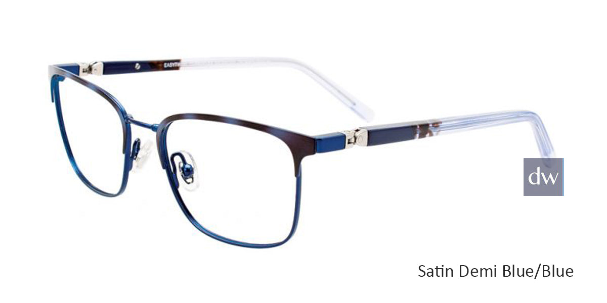 Satin Demi Blue/Blue EasyTwist ET9001 Eyeglasses