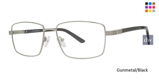 Gunmetal/Black Vivid Collection Vivid 3018 Eyeglasses.