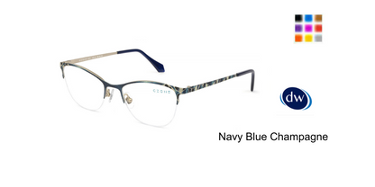 Navy Blue Champagne