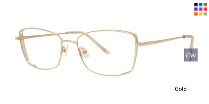 Gold Vera Wang VA53 Eyeglasses.