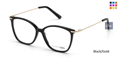 Black/Gold William Morris London WM50185 Eyeglasses.
