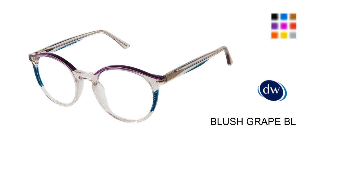 BLUSH-GRAPE-BL   Kliik K-751 EYEGLASSES