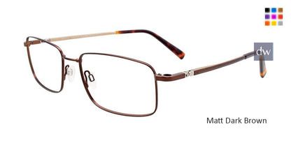Matt Dark Brown Clip & Twist CT265 Eyeglasses.