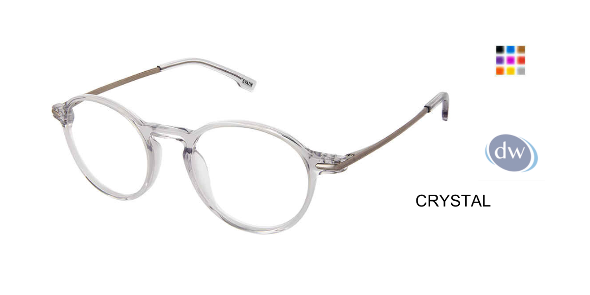 EVATIK E-9260 Eyeglasses Crystal