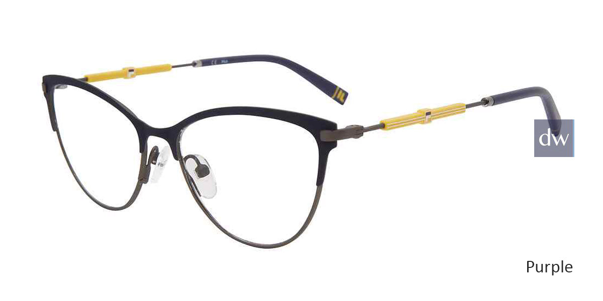 Purple Fila VFI187 Eyeglasses