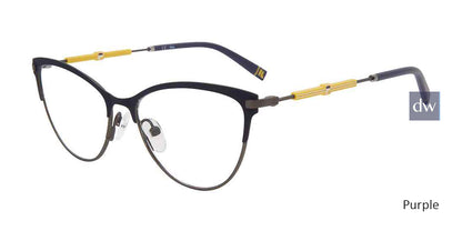 Purple Fila VFI187 Eyeglasses