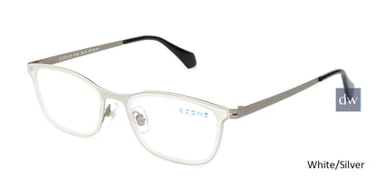 White/Silver C-Z one A1184 Eyeglasses Teenager.