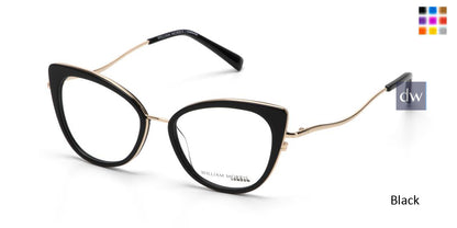 Black William Morris London WM50208 Eyeglasses - Teenager.