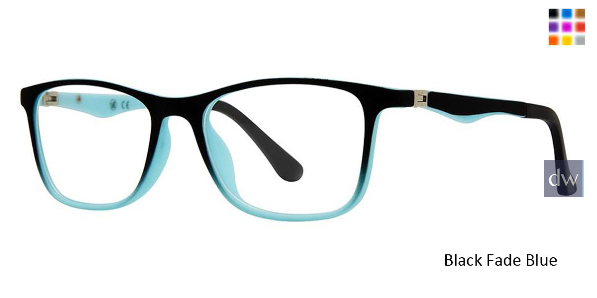 Black Fade Blue Vivid Metro 49 Eyeglasses.
