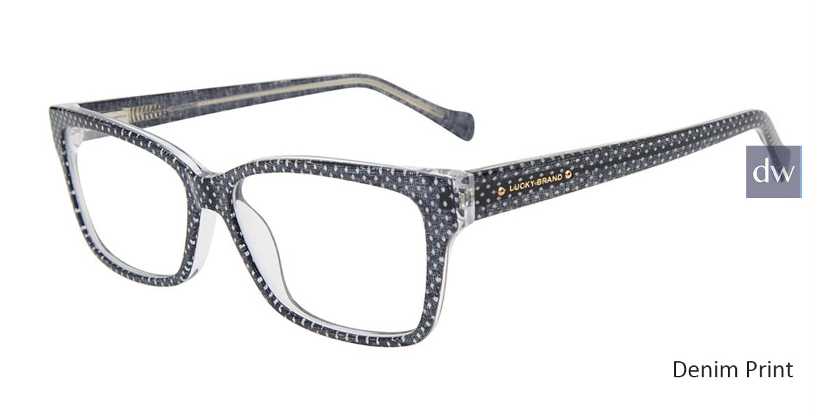 Denim Print Lucky Brand VLBD236 Eyeglasses
