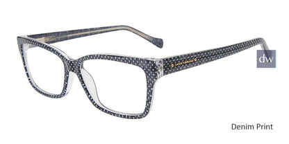 Denim Print Lucky Brand VLBD236 Eyeglasses