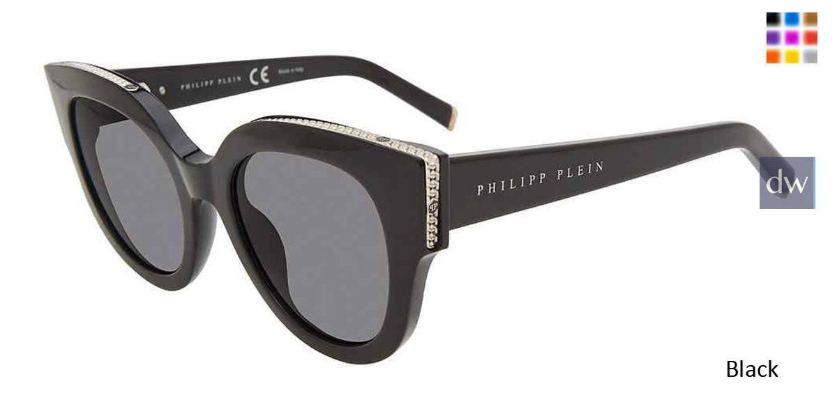 Black Philipp Plein SPP026S Sunglasses.