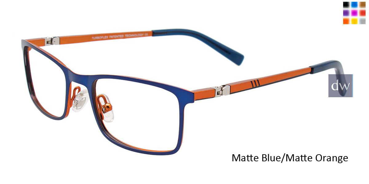 Matte Blue Matte Orange