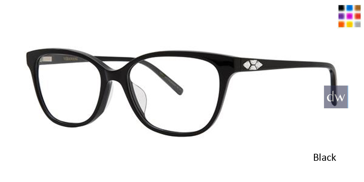 Black Vera Wang VA50 Eyeglasses.