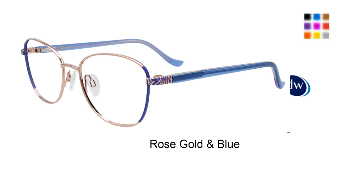 Rose Gold Blue