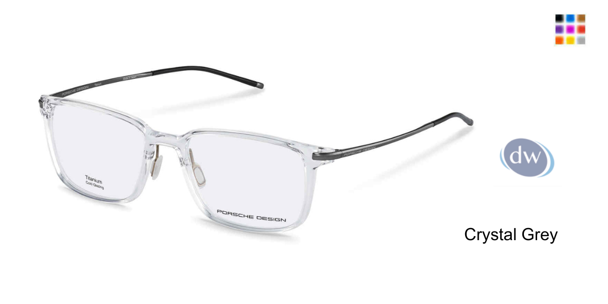 PORSCHE DESIGN 8735 Eyeglasses Grey Crystal