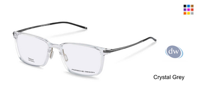 PORSCHE DESIGN 8735 Eyeglasses Grey Crystal