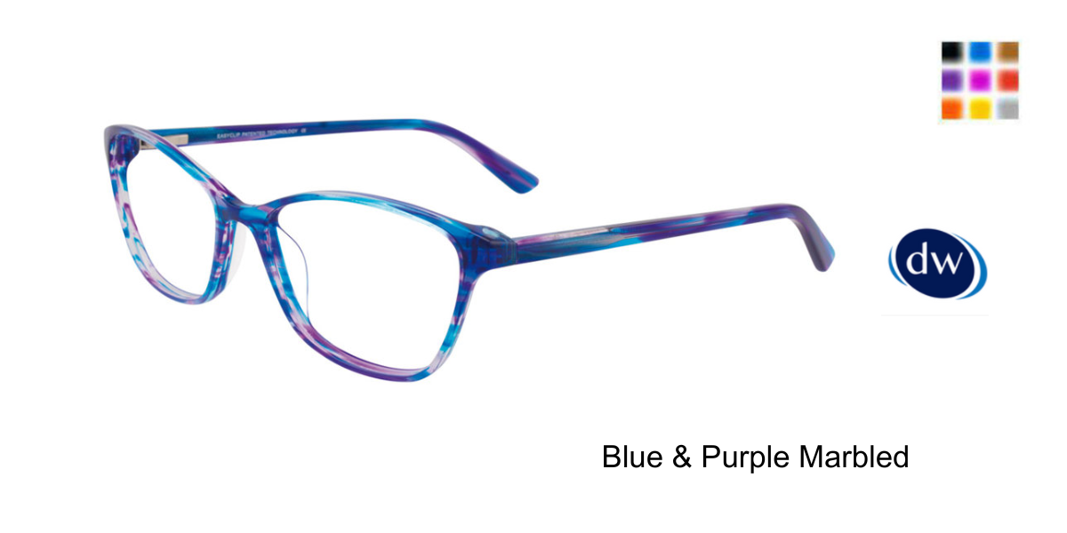 Blue Purple Marbled