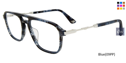 Blue (09PP) Police VPLD13 Eyeglasses.